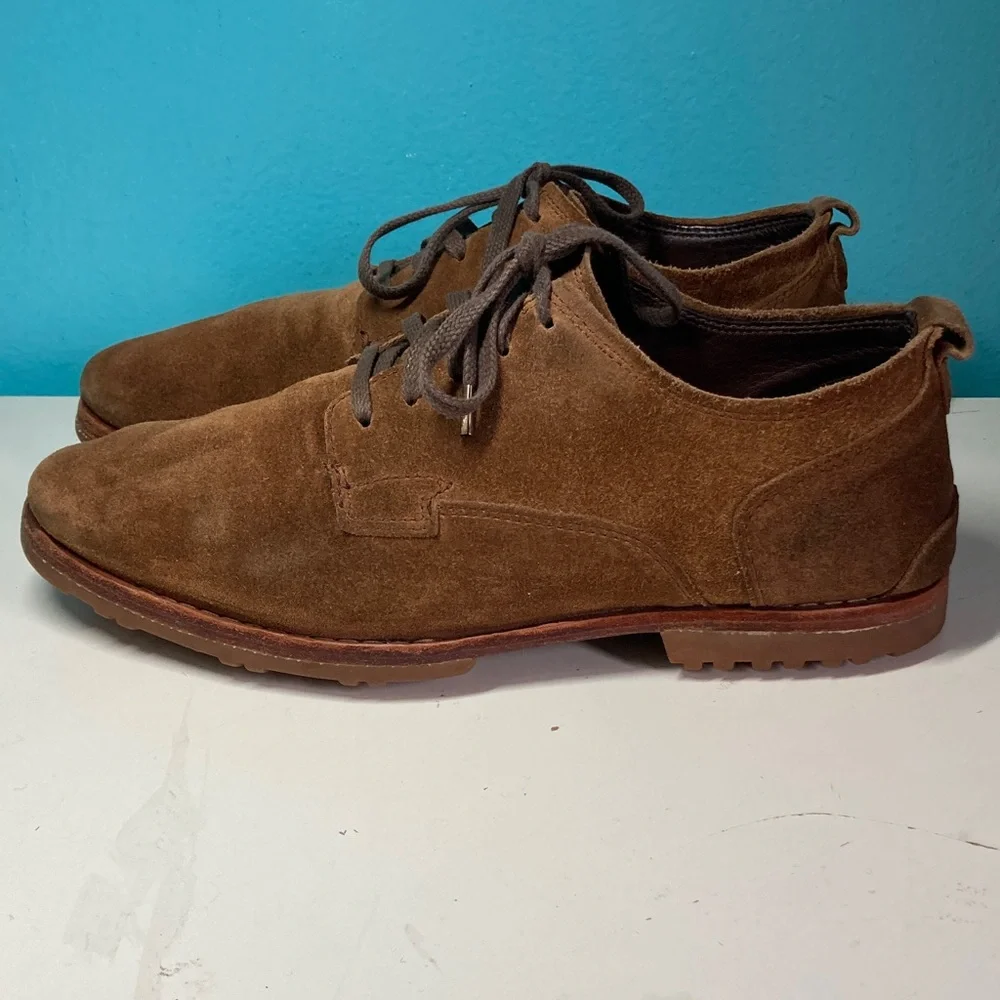 Timberland Boot Company Mens Size 9 Brown Suede Lace Up Oxfords